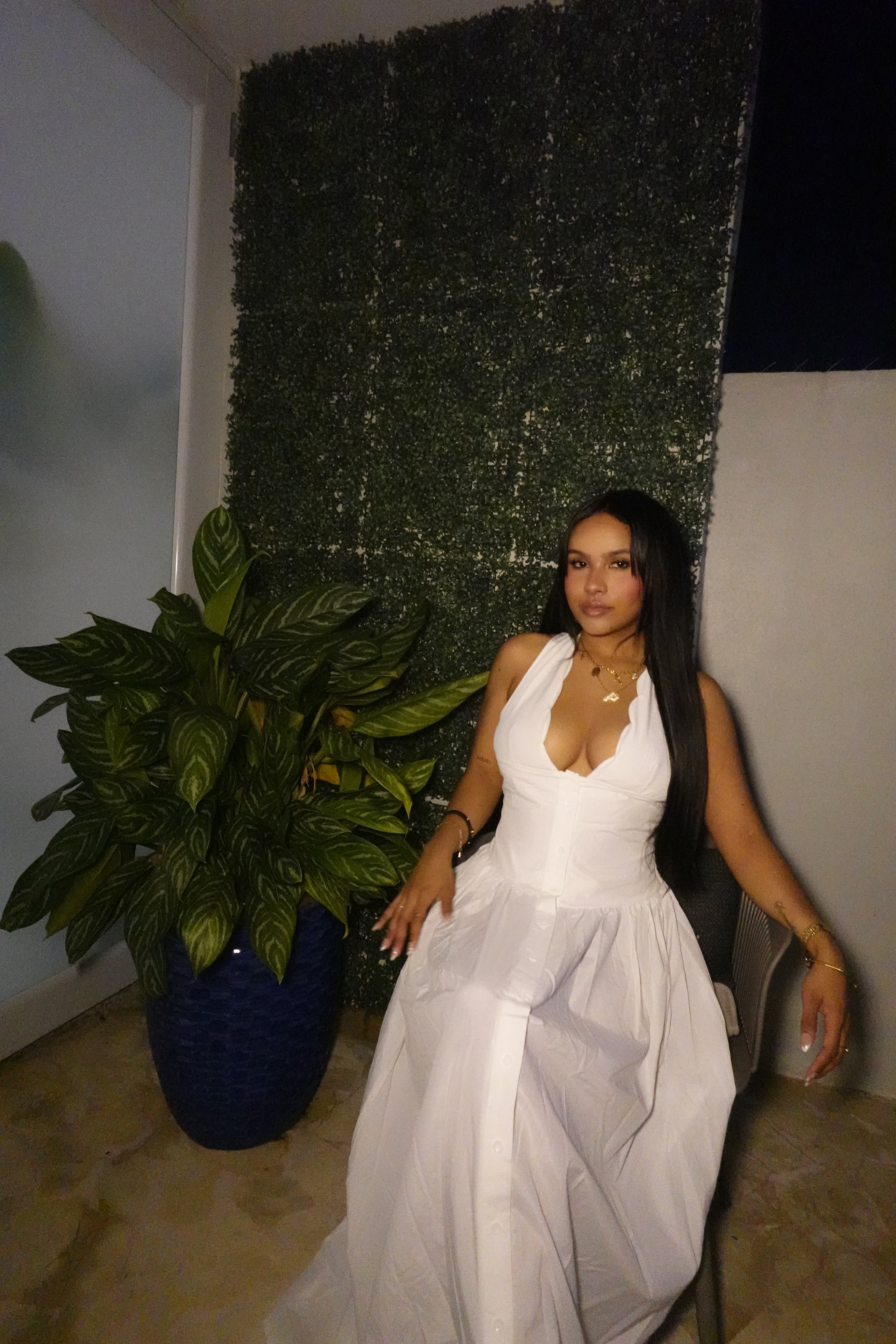 White Long Dress